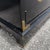 Metal Vintage Chine Black Hand Painted Sideboard With Brass Accents For Sale - Image 7 of 8