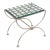 French Modern Occasional or Side Tables of Brushed Steel - Two Available For Sale