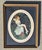 Blue 1920's Framed French Artwork "Lovers Message" by Marcel Le Boulte For Sale - Image 8 of 8