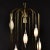 Lightolier Mid-Century Modern Lightolier Gold Colored Brass Waterfall Raindrop Bird Cage Lamp For Sale - Image 4 of 13