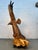 Modern Hand-Carved Eagle & Serpent Wood Sculpture For Sale - Image 3 of 17