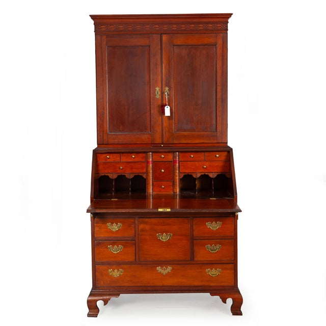 Chippendale Fine Chippendale Secretary Desk “American Independence” For Sale - Image 3 of 18