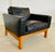 Mid-Century Leather and Oak Club Chair by Poul M. Volther, 1960s For Sale - Image 9 of 18