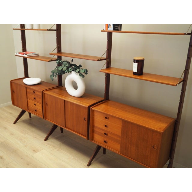 Vintage Norwegian Teak System Bookcase, 1960s For Sale - Image 9 of 18