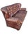 Restoration Hardware Leather Churchill Tufted Sofa For Sale - Image 10 of 18