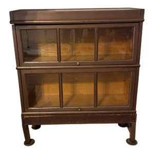 Antique Macey 2-Section Barrister Bookcase (Model 35-10, Finish 49)
