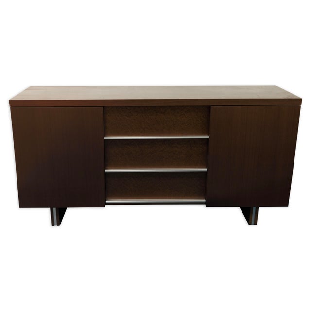 Minimalism Excelsior Designs Made in Italy Pair of Credenzas With Drawers For Sale - Image 3 of 8