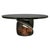 "Sparrow" Round Table With Stainless Steel, Bronze Details, Handmade For Sale - Image 4 of 7