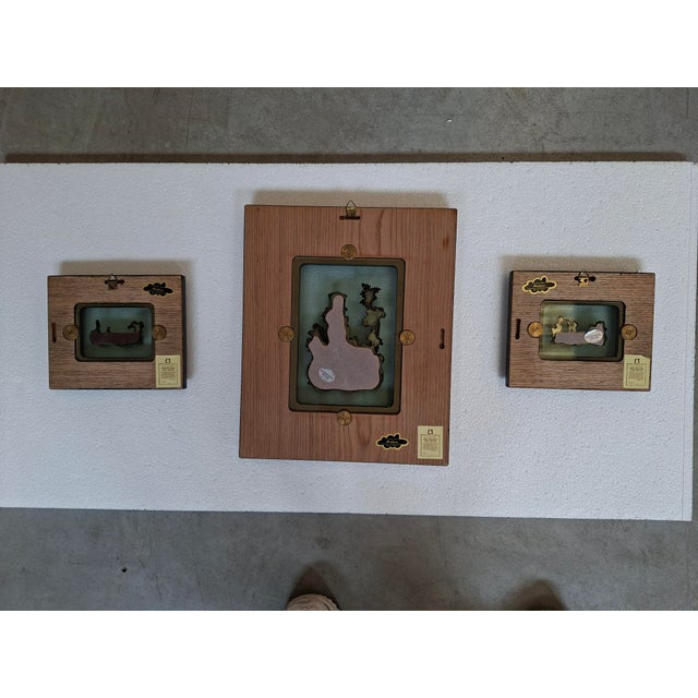 Alessandro Zenobi, Triptych of High Reliefs, 999 Silver and 24K Gold in Briar and Crystal, 1995, Set of 3 For Sale - Image 12 of 13