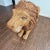 Huge Vintage Lion in Style of Mario Lopez Torres Wicker Rattan VTG Art For Sale In Palm Springs - Image 6 of 8
