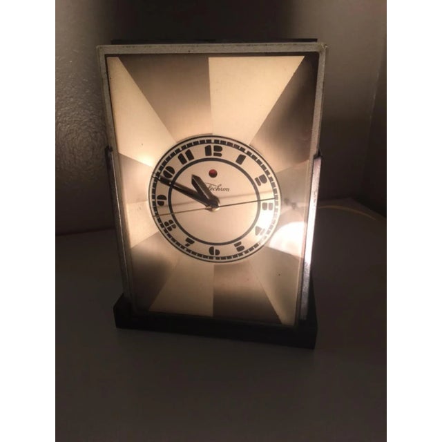 Art Deco 1930s Paul Frankl Art Deco Clock For Sale - Image 3 of 9