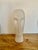 Vintage Elongated White Ceramic Head Figure For Sale In San Diego - Image 6 of 6
