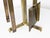 Italian Brushed Brass Fireplace Tools, 1970s For Sale - Image 13 of 15