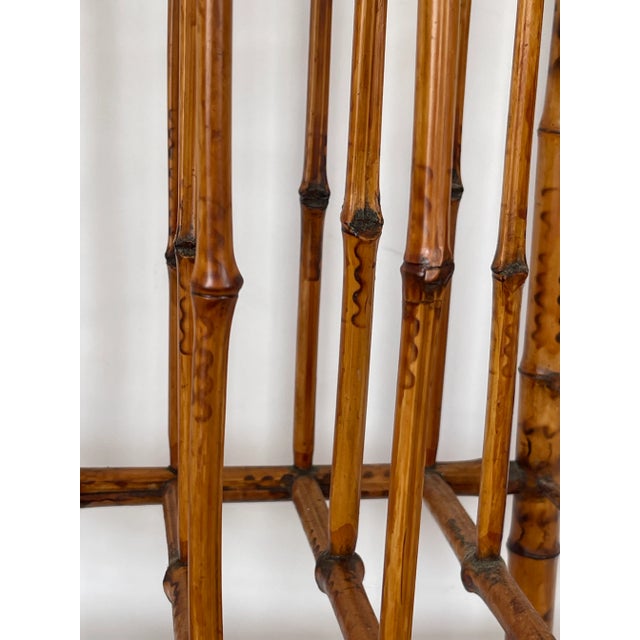 English Tortoiseshell Root Bamboo Magazine Holder, c.1900 For Sale - Image 11 of 11