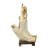 Chinese Cypress Wood Carved Irregular Shape Happy Buddha Statue For Sale - Image 4 of 7