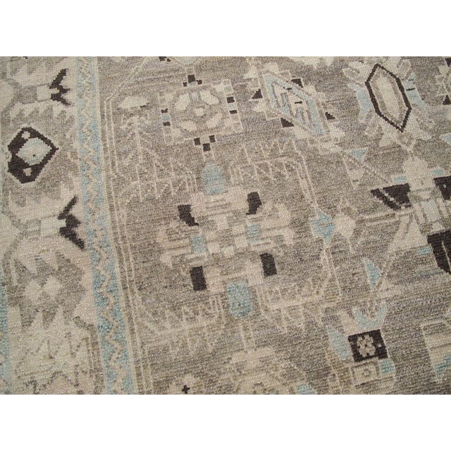 Rustic Galerie Shabab Collection Mid-20th Century Persian Malayer Accent Rug For Sale - Image 3 of 6