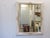French Country Vintage Weathered Whitewashed Mirror For Sale - Image 3 of 5