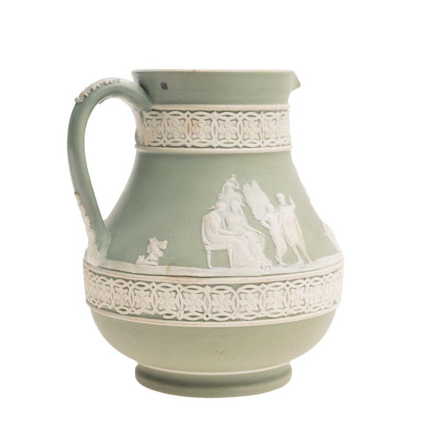 Pitcher with Mythological Scenes from Wedgewood, 1800s For Sale - Image 3 of 5