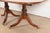 Henredon Georgian Banded Mahogany Double Pedestal Extension Dining Table, Newly Refinished For Sale - Image 11 of 14