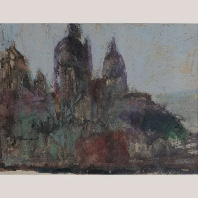 Impressionist Artist, Cityscape: Possibly Barcelona, Oil Painting For Sale - Image 8 of 8