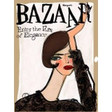 "Harpers Bazaar Cover Linda Evangelista" Contemporary Limited Edition Print by Annie Naranian For Sale