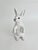 French Faience Bavent Rabbit Sculpture Figurine Early 1900s For Sale In Los Angeles - Image 6 of 7