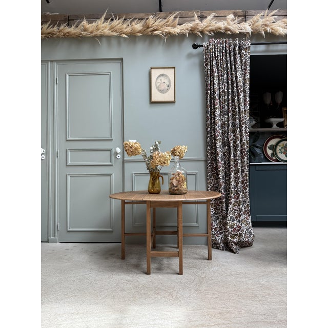 Oval Drop-Leaf Coffee Table, 1950s For Sale - Image 9 of 9