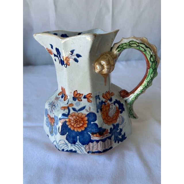 Set of Six Mason’s Ironstone Graduated Jugs in Imari Palette, 19th Century For Sale - Image 6 of 17
