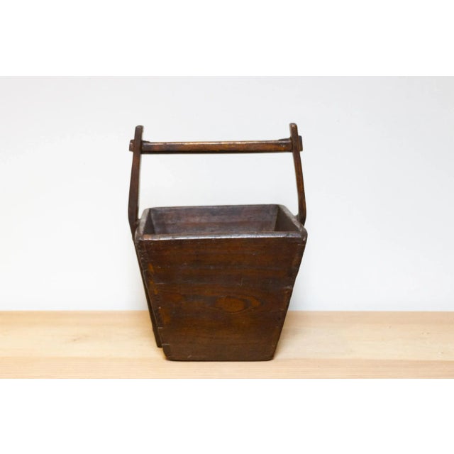Chinese Antique Chinese Wooden Basket For Sale - Image 3 of 7
