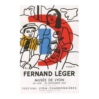 Fernand Leger Lithograph for Expo 1956 Art in Posters 36 Mourlot For Sale