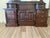 Vintage Heywood-Wakefield Dark Wood Dresser With Architectural Mirror For Sale - Image 9 of 13
