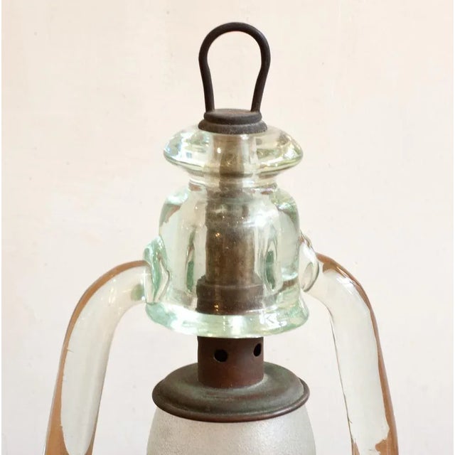 Vintage Murano Glass Table Lamp by Archimede Seguso for Seguso, 1930s For Sale - Image 6 of 8