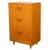 Brown Mid Century Modern Danish Tall Boy Teak Chest of Drawers Six Drawer Dresser 1960 For Sale - Image 8 of 13