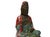 Vintage Cloisonne Enamel Lotus Base Bodhisattva Metal Buddha Statue For Sale - Image 11 of 16