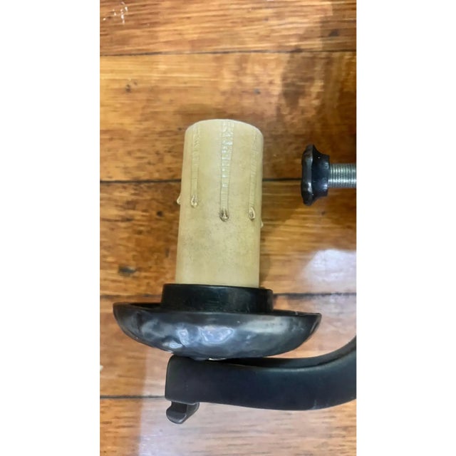 1990s Rejuvenation Metal Sconces - A Pair For Sale In Boston - Image 6 of 7