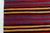 1950s 1950s Large Bohemian Striped Kilim For Sale - Image 5 of 9