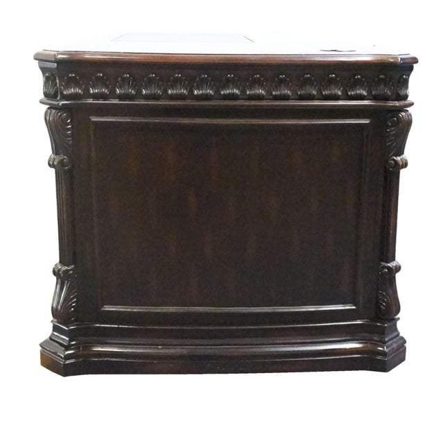 Coaster Furniture Tucker Collection Walnut Contemporary Traditional 72" Executive Computer Desk For Sale - Image 10 of 12