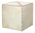 2020s Jamie Young Ottoman in White Cowhide, Small For Sale - Image 5 of 5