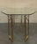 Mid Century Modern Italian Geometrical Brass Dining Table with Glass Top For Sale - Image 11 of 18