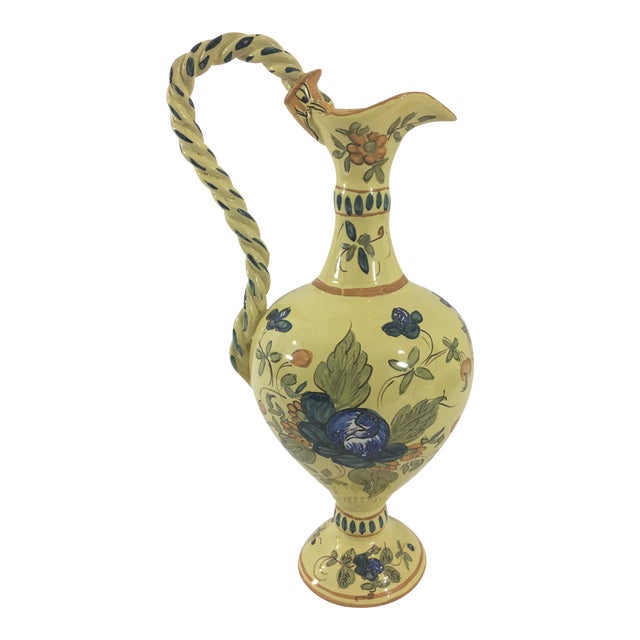 Martes Toulousain Yellow Pitcher For Sale