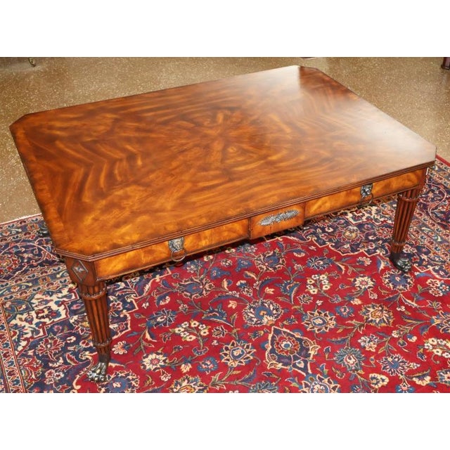 Theodore Alexander Theodore Alexander Althorp Mahogany Regency Style Cocktail Coffee Table For Sale - Image 4 of 14