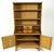 Stunning Norwegian oak upright credenza / bookcase / secretary type case piece. Beautifully crafted and solidly made. The...