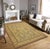 1980s Tribal Soumakh Lt. Tan/Orange Wool Rug - 10'5 X 12'3 For Sale - Image 4 of 12