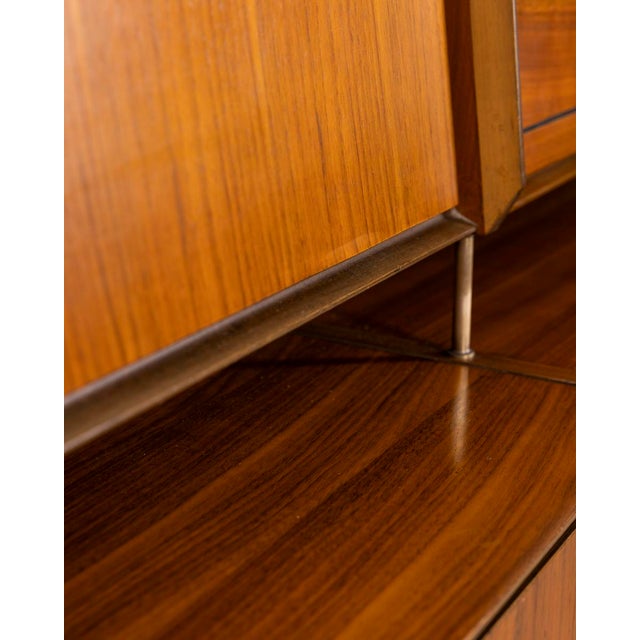 Wood Vintage 1970s Teak Wood Sideboard Design by Barovero, 1960s For Sale - Image 7 of 18