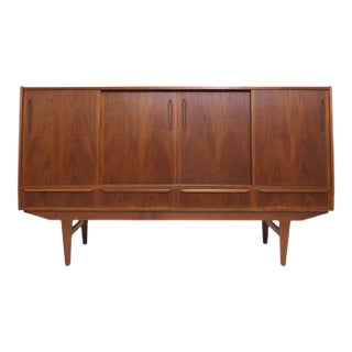 1960's Danish Sideboard Buffet of Teak For Sale