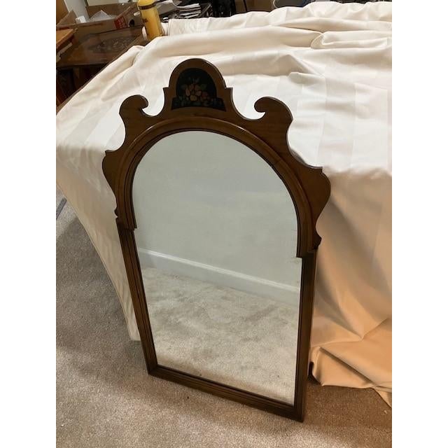 Wood Frame Walll Mirror For Sale - Image 9 of 9