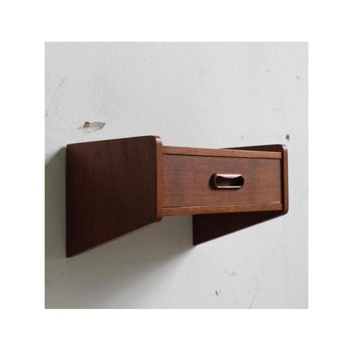 Danish Hanging Bedside Table, 1960s For Sale - Image 6 of 7