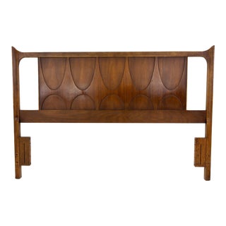 Vintage Mid-Century Modern Broyhill Brasilia Full / Queen Headboard For Sale