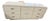 1980s Light Pink Laminate Waterfall 9 Drawers Dresser For Sale