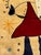 Mid 20th Century Mid 20th Century French Artistic Designed After J. Miro Rug 6'0" X 6'7'' For Sale - Image 5 of 12